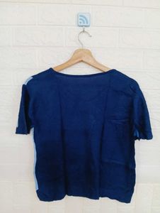Stylish Color-Block Knit Top