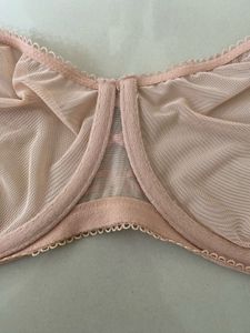 Sheer Pink Balconette Bra