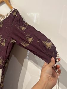 Heavy Flair Embroidered Gown