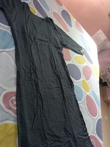 Embroidered Grey Kurta