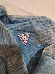 Guess patchwork denimTote Bag