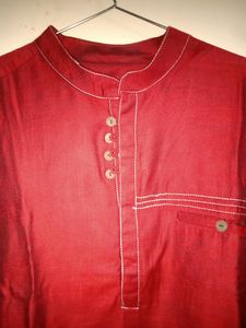 Men Marron Kurta
