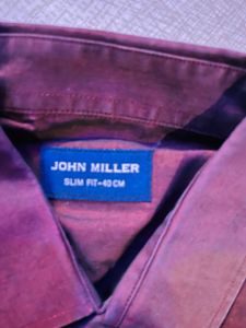1(1 shirt -150 )John Miller Slim Fit Cotton Shir