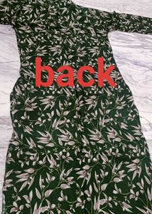 Beautiful Leaf Print Kurta set