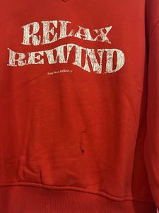 H&amp;M Red  Relax Rewind Graphic Sweatshirt