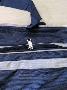 Navy &amp; Grey Duffle/Gym Bag