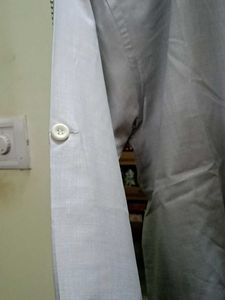 Men's Classic Formal Grey Button-Up Shirt