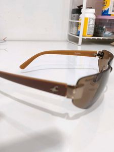 Fastrack Brown Rimless Sunglasses women