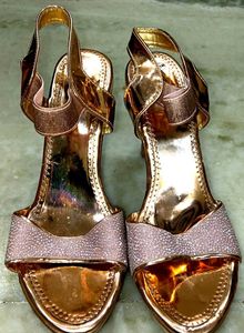 Sparkling Rose Gold Heels
