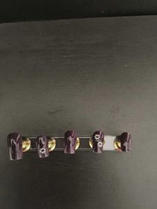Purple Press On Nails
