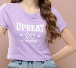 Harvard- Graphic Crop Tee