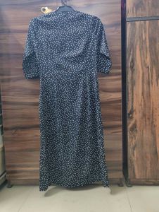 Cute Polka Dot Midi Dress