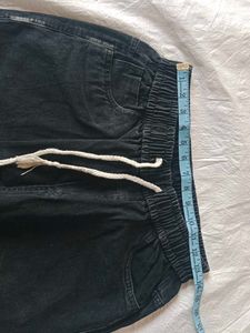 Stylish Black Denim Pants
