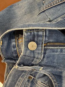 Distressed Blue Denim Jeans