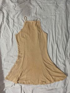 Tan Mini Dress