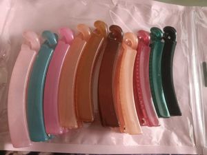 EVOGIRL brand set of 10 Colorful Banana Hair Clips