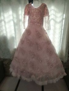 Beautiful Pink Embellished Gown