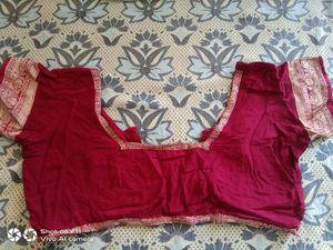 Maroon Saree Blouse