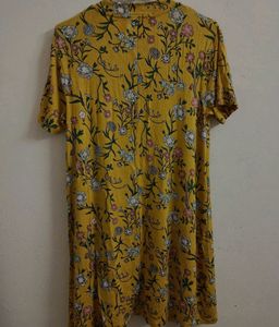 Choker Neck Floral Dress