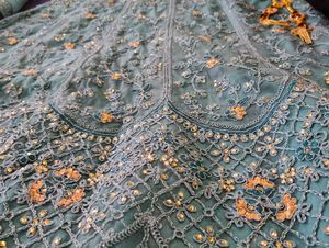 Heavy Zardozi &amp; Resham Embroidery Lehenga