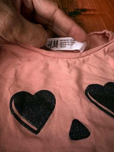H&amp;M Cute Girl's Long Sleeve Top