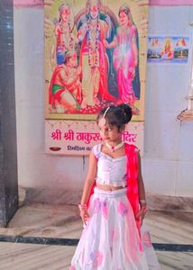 Adorable Girl's Lehenga Choli Set
