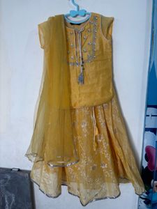 Yellow Lehenga Choli Set