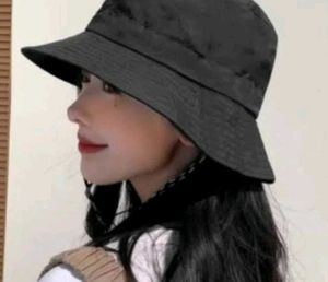 Stylish Black Bucket Hat