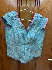 Blue Corset Blouse