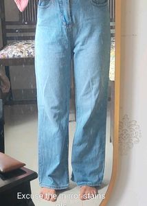 High Waist Light Blue Jeans 25-26