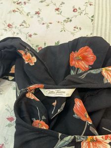 Floral Print Flared Dress