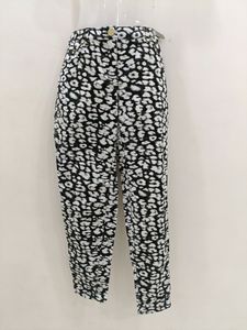 Leopard Print Straight Leg Pants