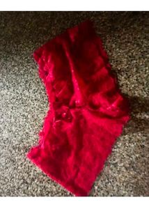 Lace Boyshort Panty - Red