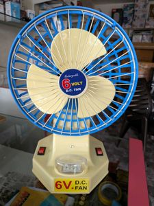 Rechargeble 6V Fan with Emergency Light