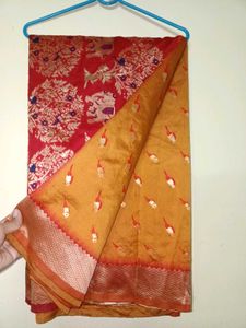 Red Banarasi Silk Saree