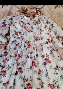 Floral Print Dress 56length