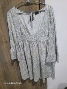 Floral Print Mini Dress