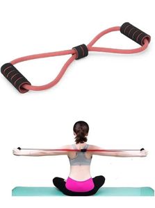 Yoga Tube Band - 6.8kg (15lbs) Figure 8 Shaped