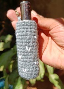 Crochet lip balm holder