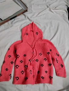 [Unisex] handmade Adorable Pink Knit Sweater