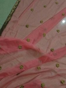 Pink Anarkali With Wonderful Duppatta..
