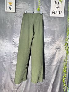 Ribbed Wide Leg Pants