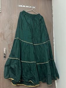 Elegant Green &amp; Gold Sharara Suit