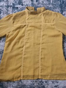 Mustard Yellow Blouse