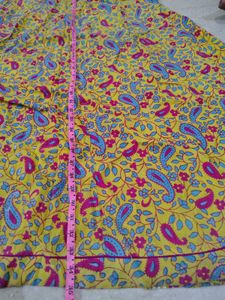 Traditional Yellow Paisley Print Lehenga Choli Set