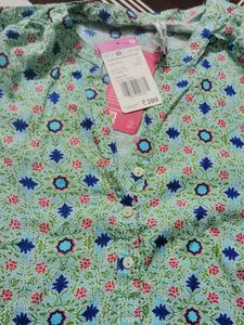 Elegant Printed Tunic Top