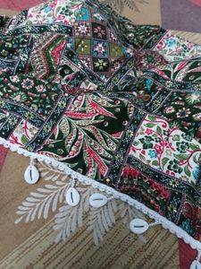 Boho Print Crop Top