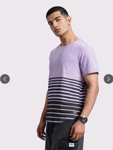 Roadsters Men's Lavender T-Shirt