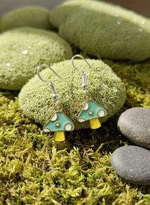 Mushroom Dangle Earrings