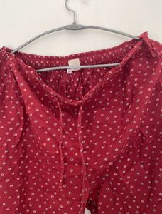 Maroon Ethnic Palazzos